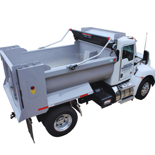 10t 低床ダンプ 水密、密閉天蓋仕様車輌紹介河津産業株式会社産業廃棄物運搬貸倉庫サービス福岡県北九州