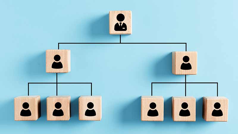 会社などで使う組織図の作成・作り方をエクセルでも使えるテンプレートと紹介