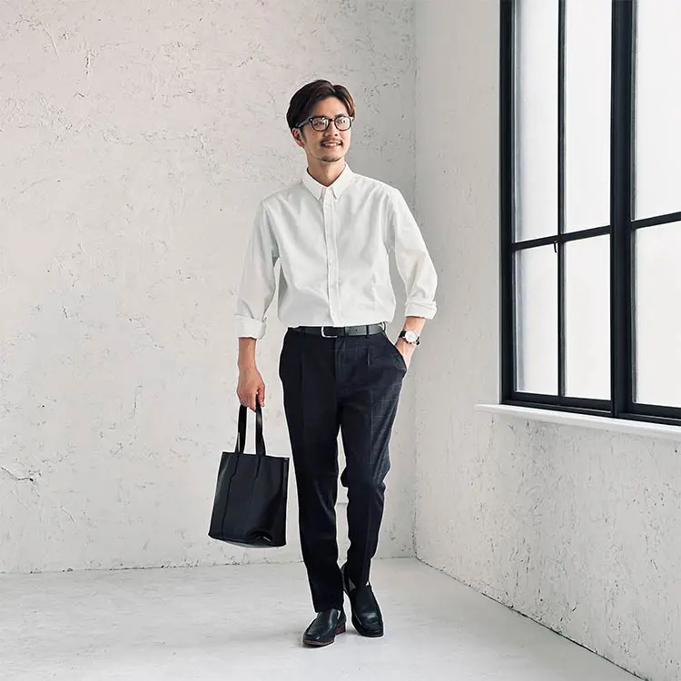 BRICK HOUSE シャツ工房 直方イオンモール店 BRICK HOUSE シャツ工房 直方イオンモール TOKYO SHIRTSのビジネスシャツ を使ったコーディネート - WEAR