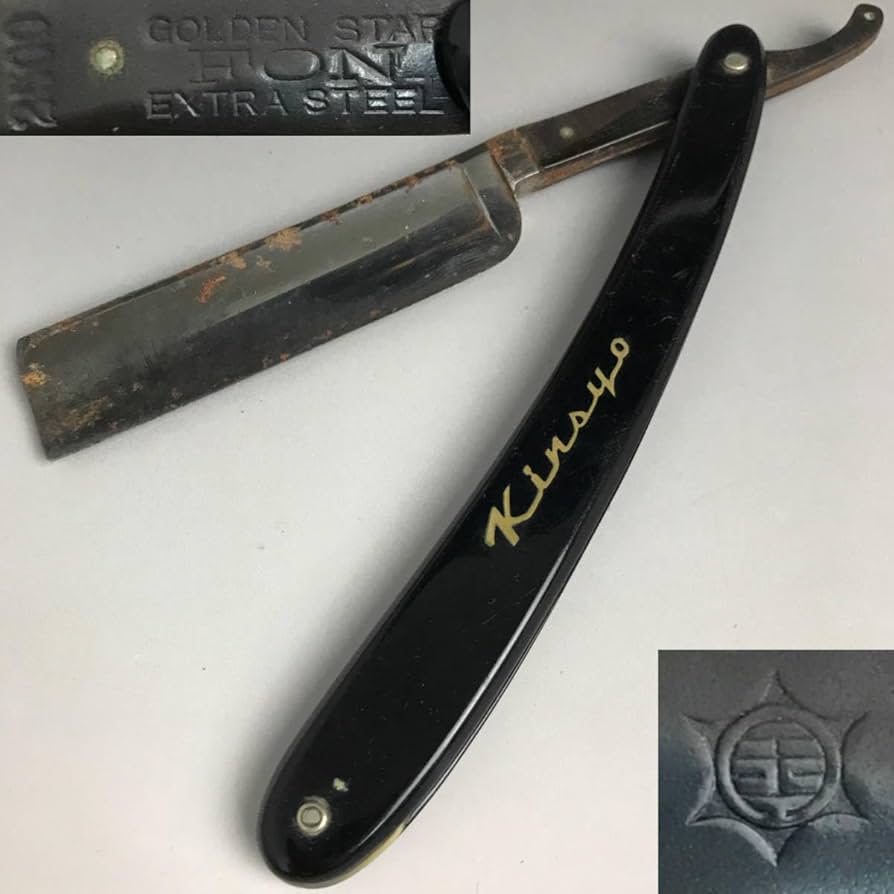 G∀239 西洋剃刀 ヘンケルス ドイツ ゾーリンゲン 28 J.A.HENCKELS SOLINGEN ZWILLINGSWERK 28 検：カミソリ