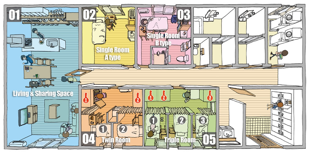 賃貸住宅サービス 弁天町駅 大阪府 のルームシェア賃貸マンション・アパート