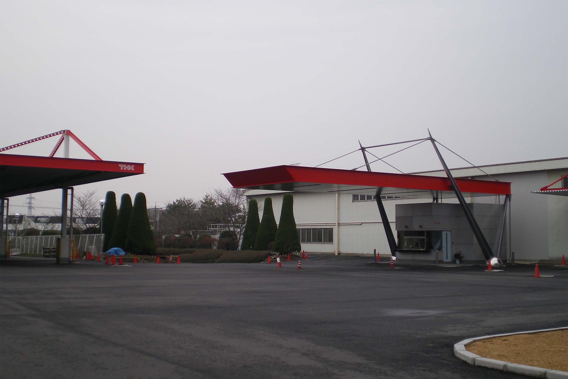 守衛所外壁塗装工事塗装工事の事例施工事例有限会社西井産業