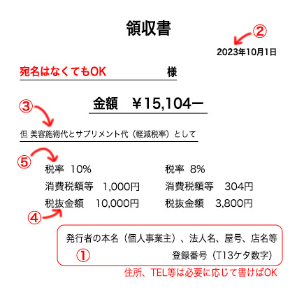 領収書の無料テンプレート集 Excel・スプレッドシートビズ研