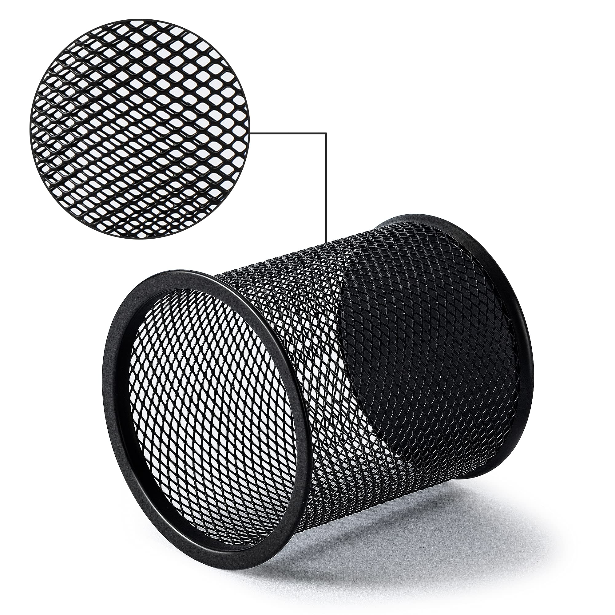 ワイヤーメッシュペンスタンド サークル、シルバーカラー-100均 通販 ダイソーオンラインショップ 公式