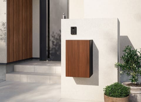 門柱 ポスト 宅配ボックス スリム お洒落 ナスタ の通販 価格127600円DEWKER