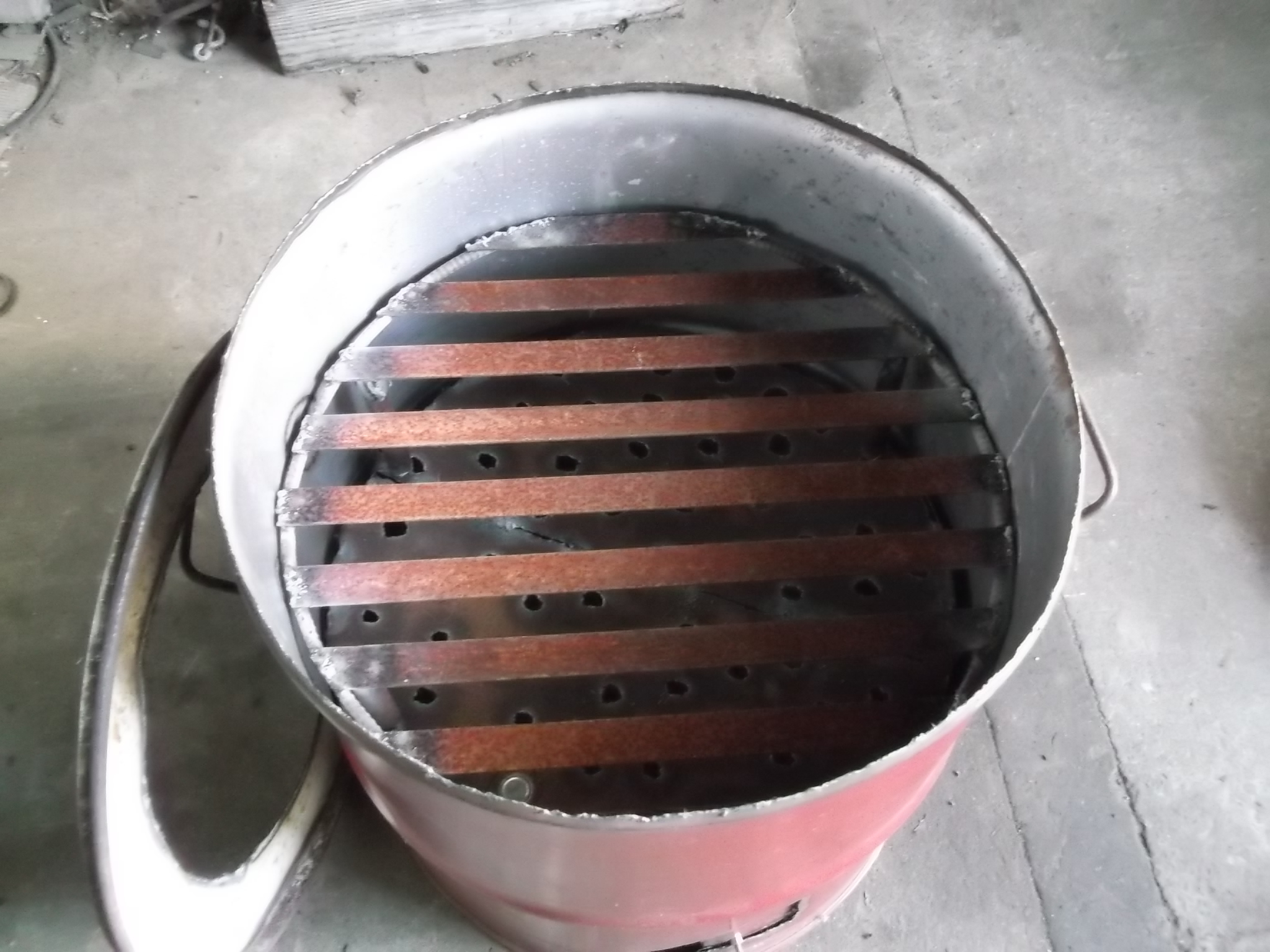 高使用頻度タイプ ロストル焼却炉 ごみ焼 ドラム缶 ２3