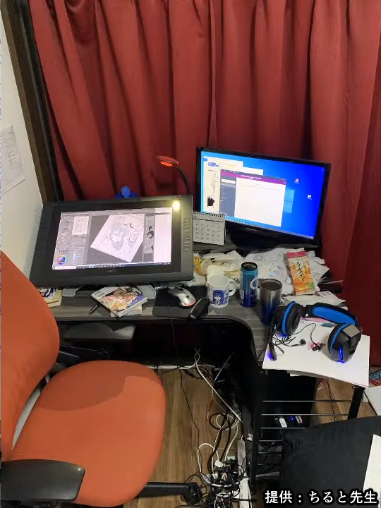 マンダンラジオ出張掲載版 9 漫画家の作業環境公開 液タブ・デスク周り