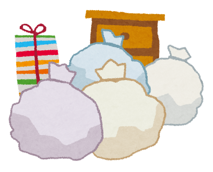 ゴミ屋敷と化した部屋に暮らす女性のイラスト素材93100303- PIXTA