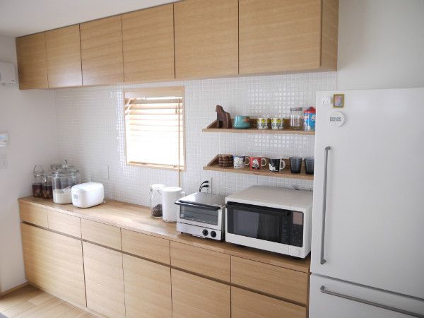 バックカウンター収納＆間接照明でグレードアップしたキッチンリフォームMASAKISEKKEI