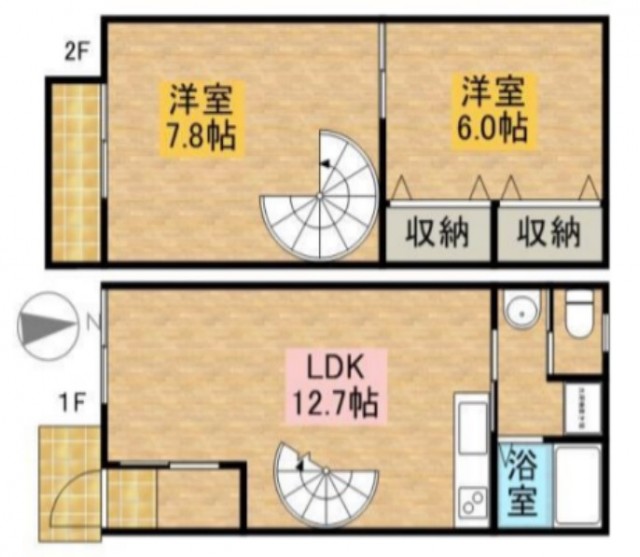 プランタⅡ 202号室 浜松市中央区入野町[アパート