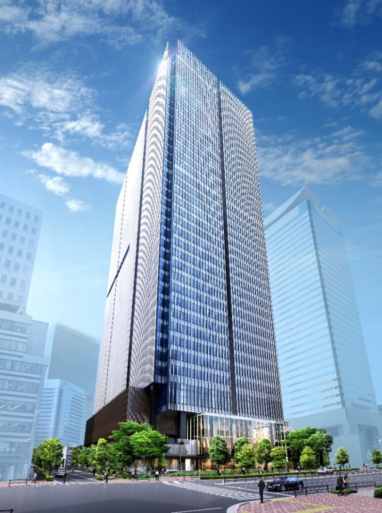 38階184m「虎ノ門アルセアタワー」 虎ノ門二丁目地区 再 特定業務代行施設建築物建設工事 の様子 2024年6月上旬撮影 - 再開発調査兵団