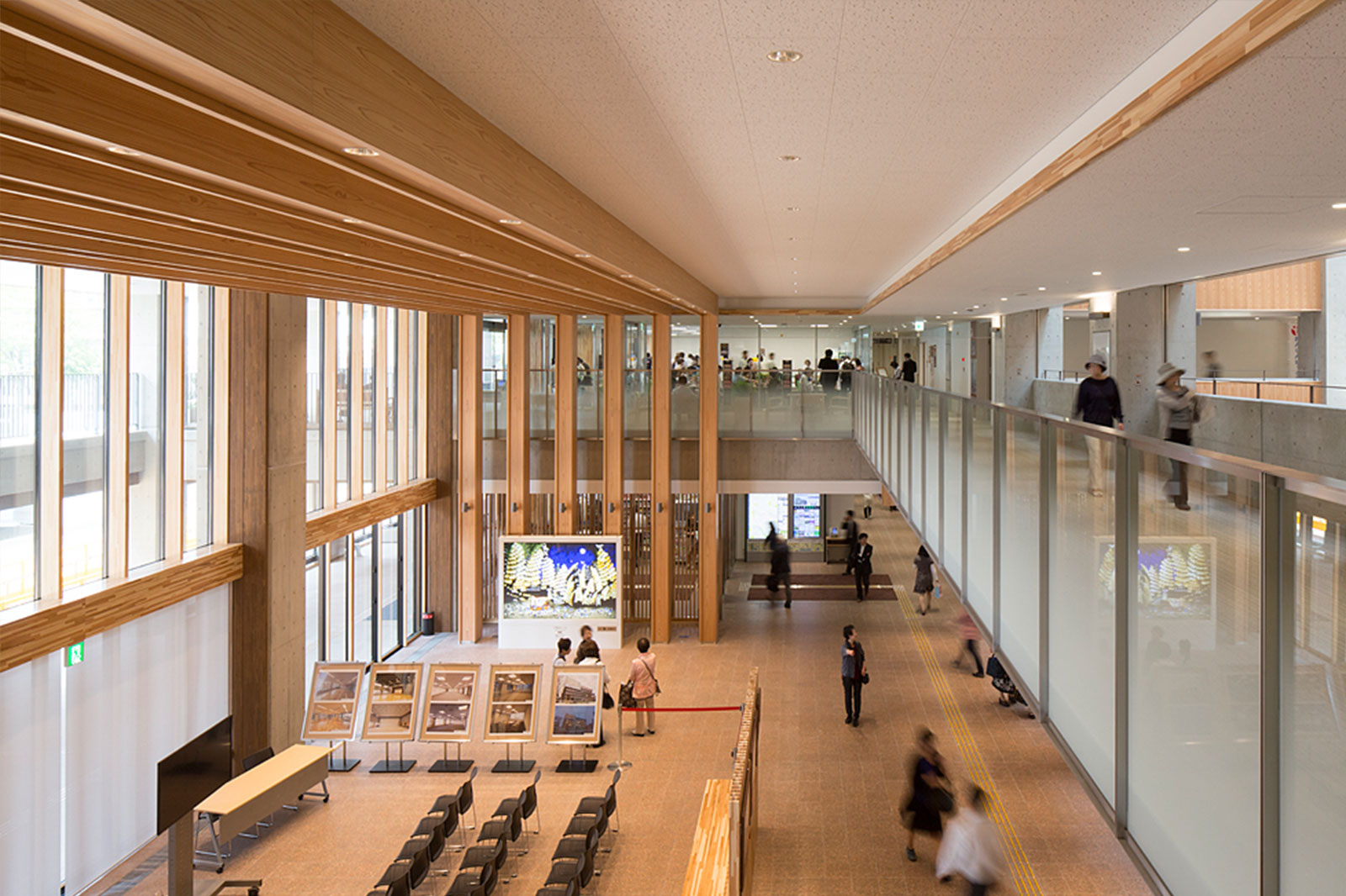 秋田市役所内施設「センタース」の受付 - 秋田経済新聞