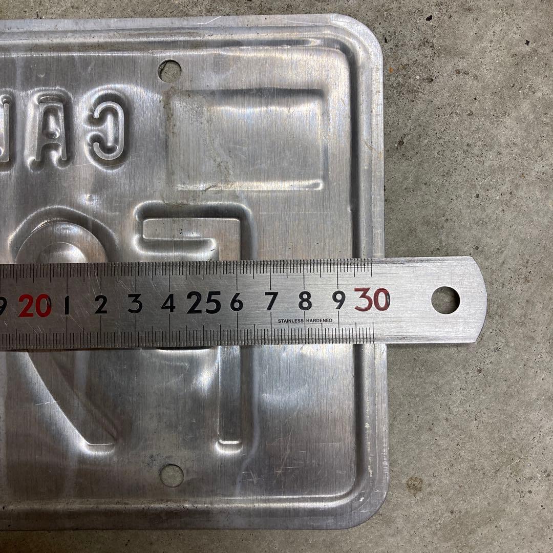 513 アメリカヴィンテージナンバープレートライセンスプレートカリフォルニア州 1925年 錆アメリカ雑貨ガレージアメ