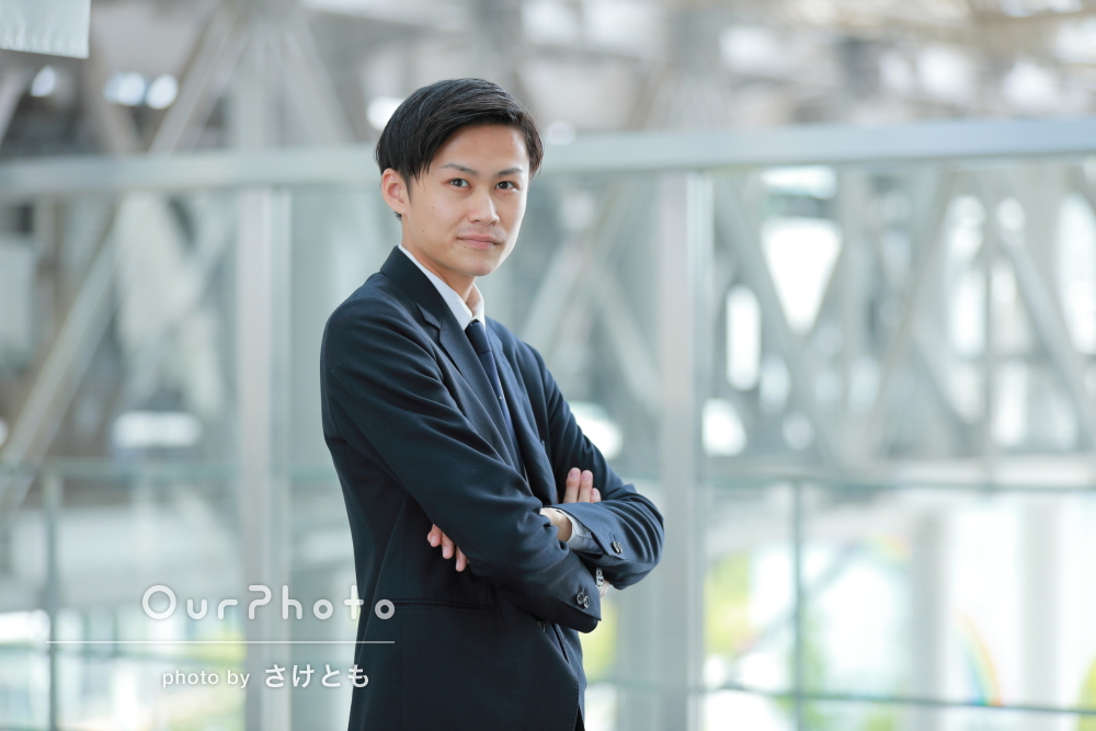 ビジネス写真の撮影におすすめのスタジオインディプロフィール写真_大阪梅田店