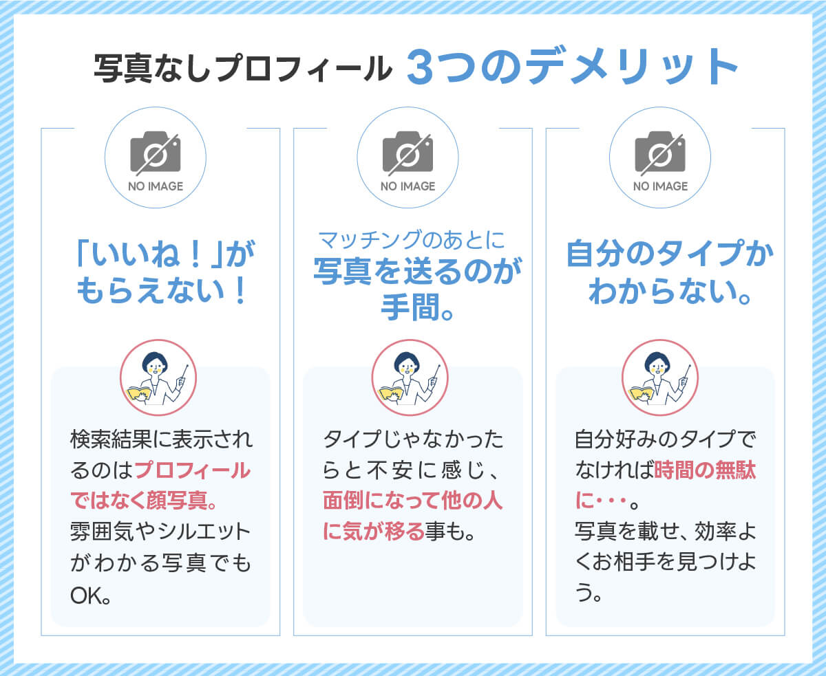 マッチングアプリで人気のプロフィール写真・自己紹介・詳細プロフィールマッチLiFe