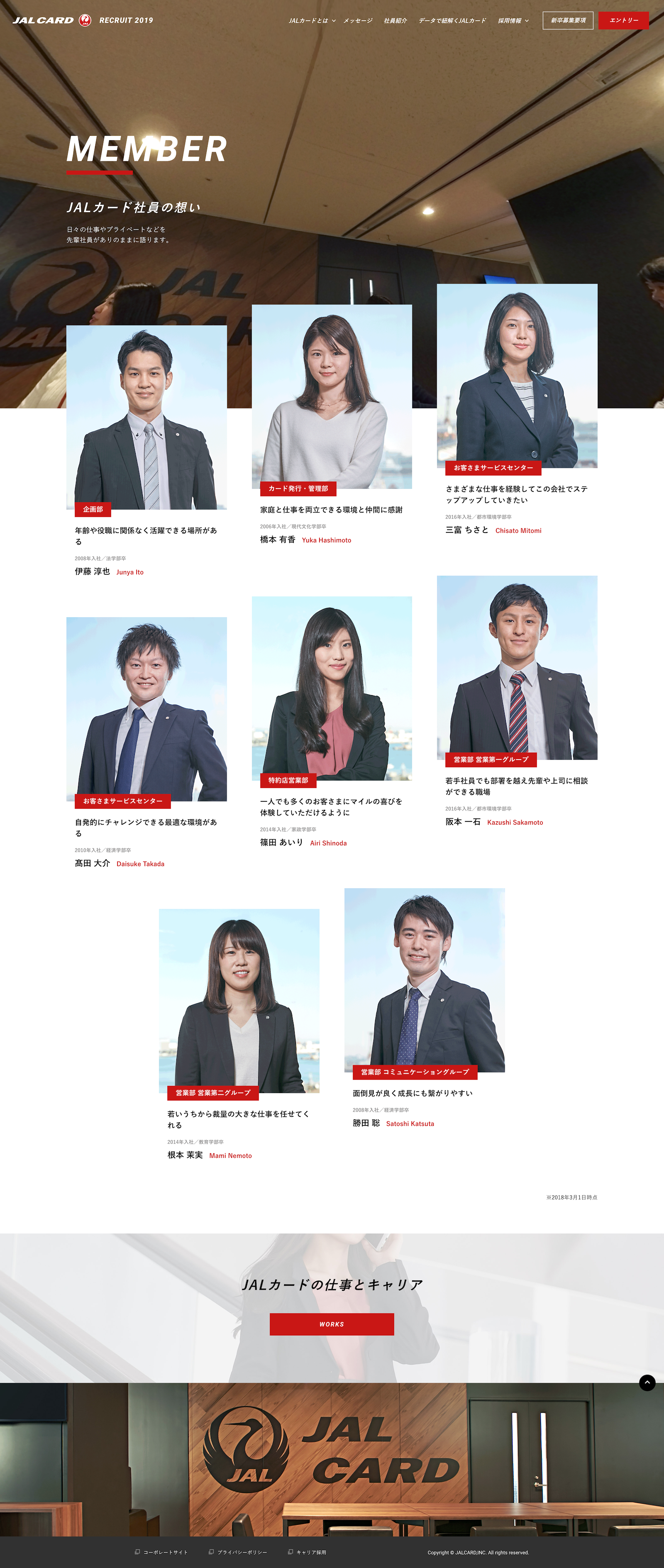 職場・部署紹介テンプレート 社内報 ページデザイン案