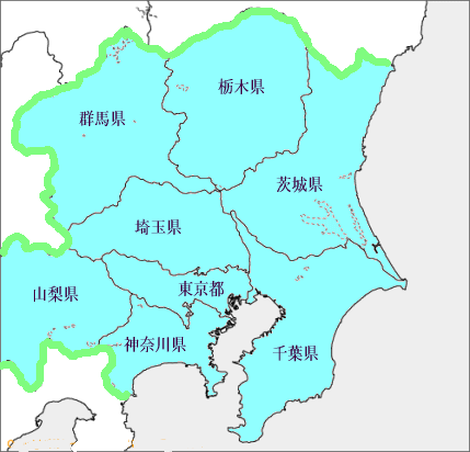 首都圏関東地方イメージのイラスト素材42457560- PIXTA