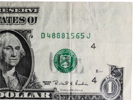 旧アメリカ紙幣 1899年 鷲図 1ドル札 M24079131A 大型紙幣 18.7m×