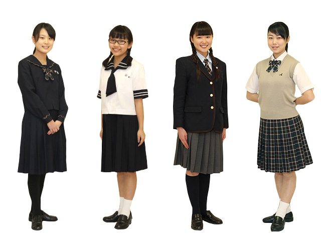 私立中学制服コレクション - 可愛いのはブレザー？セーラー服？