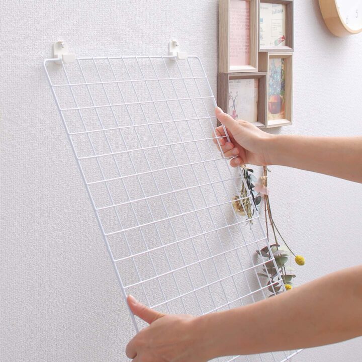 縦つっぱりポール用ワイヤーネット受け ネジ止め式、２個-100均 通販 ダイソーオンラインショップ 公式