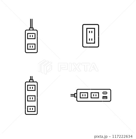 2ページ目電源タップイラスト無料イラスト・フリー素材なら「イラストAC」