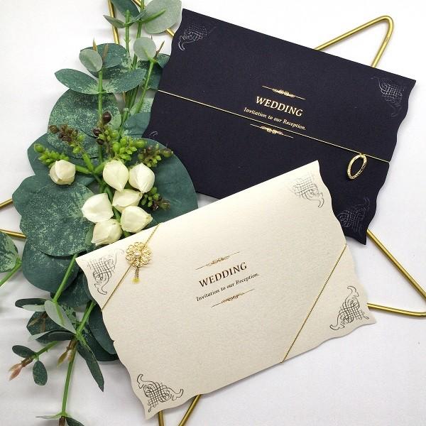 手作り結婚式招待状 結婚式招待状 結婚式のお知らせ カード 招待状 オーダーメイド - ショップ youryears 結婚式招待状 - Pinkoi