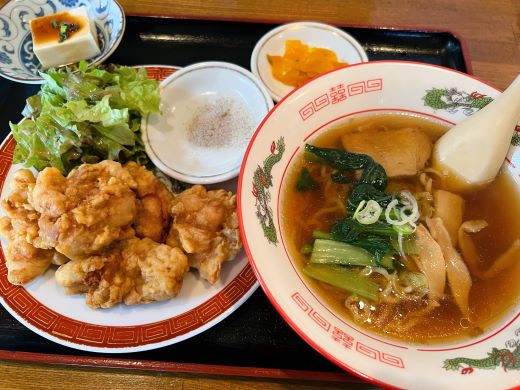 エーディーファクトリーの今日:集彩軒「鶏肉唐揚げランチ」@長野市川中島町