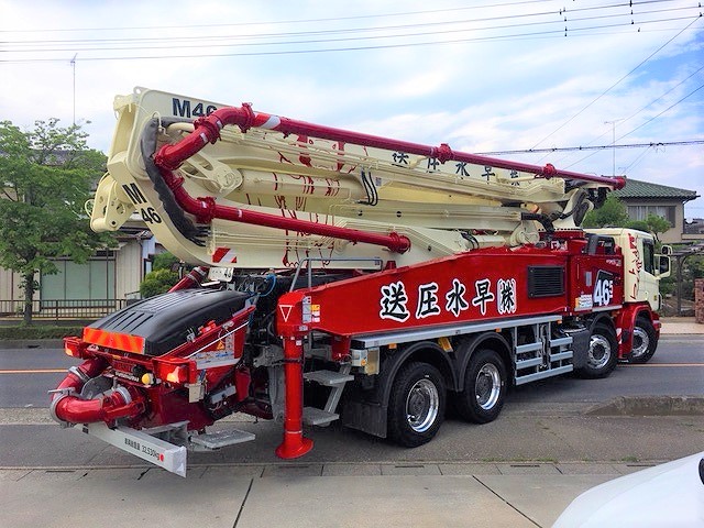 コンクリートポンプ車 保有車種紹介 – 生コンクリート圧送なら第一圧送 滋賀・京都・大阪