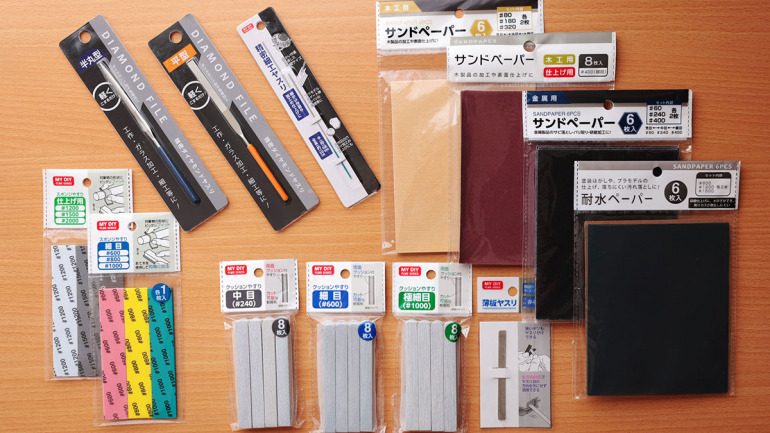 サンドペーパーの種類と用途、選び方とは？tiny-cabin-woodworks