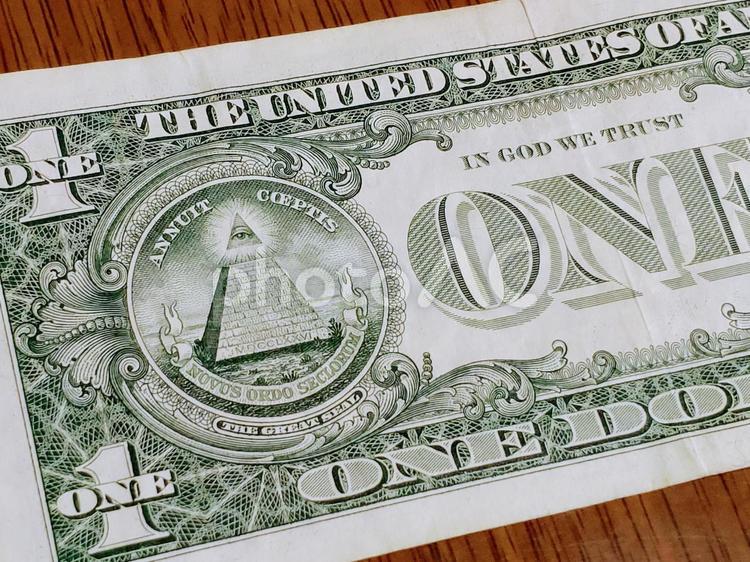 アメリカ 1ドル札 白頭鷲 の写真素材35218325- PIXTA