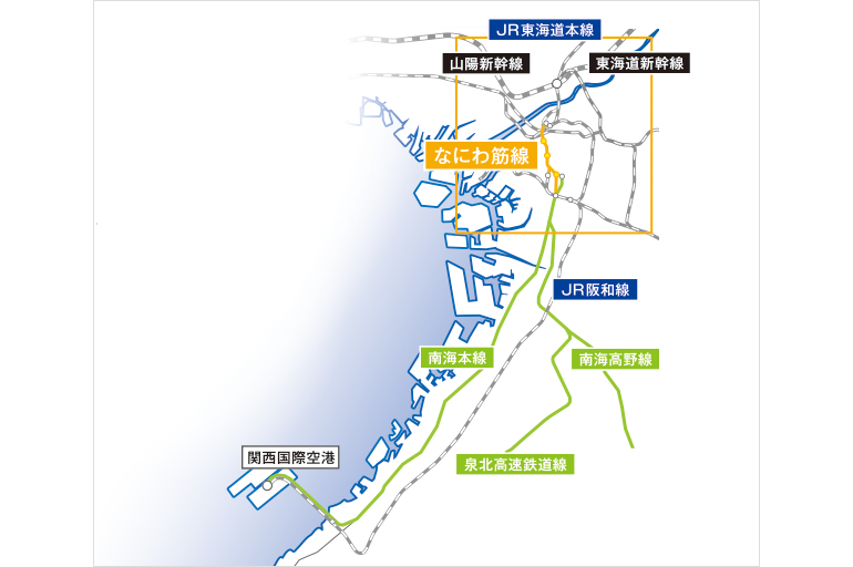 なにわ筋線：JR西日本