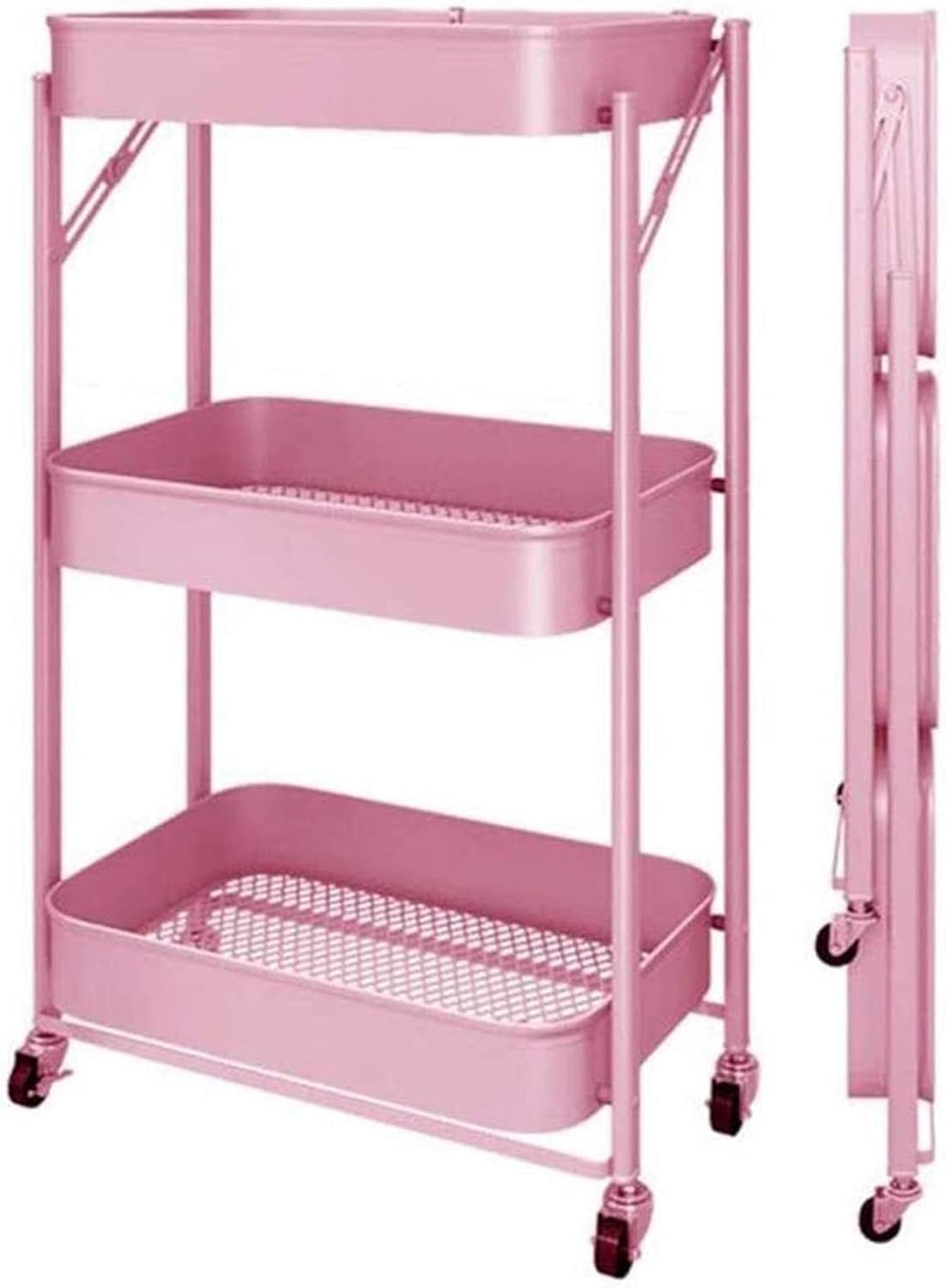 6輪ストックカート 耐荷重500kg カートラック 台車