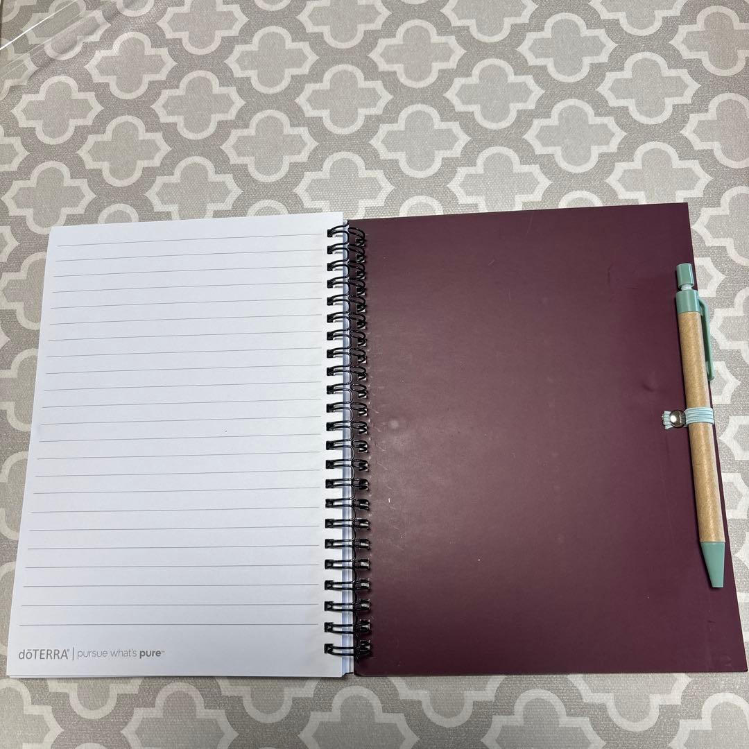 モンブラン ノートカバー 手帳 レザー ボルドー バーガンディ