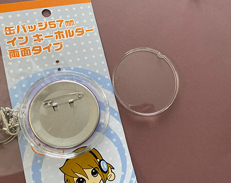 セリア 割り箸ケース 缶バッジTikTok