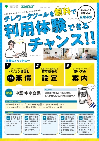 テレワーク導入企業の事例紹介テレワーク活用に向けた支援TOKYOはたらくネット