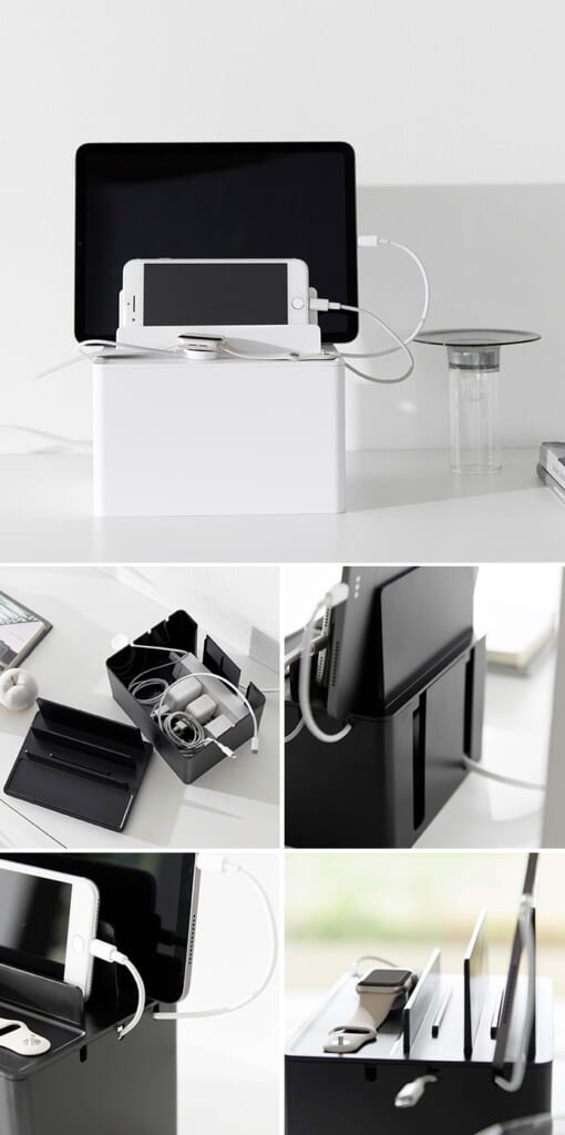 100均グッズで作る充電ステーションDIY