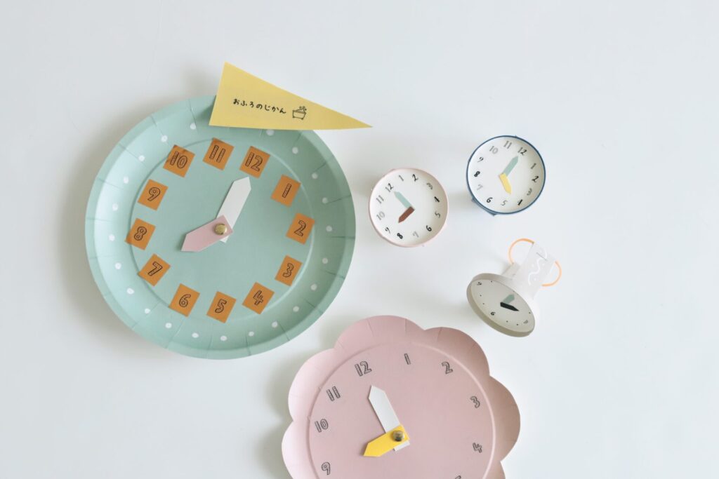 知育時計を作ろう！チーズの箱で簡単工作ouchiedu