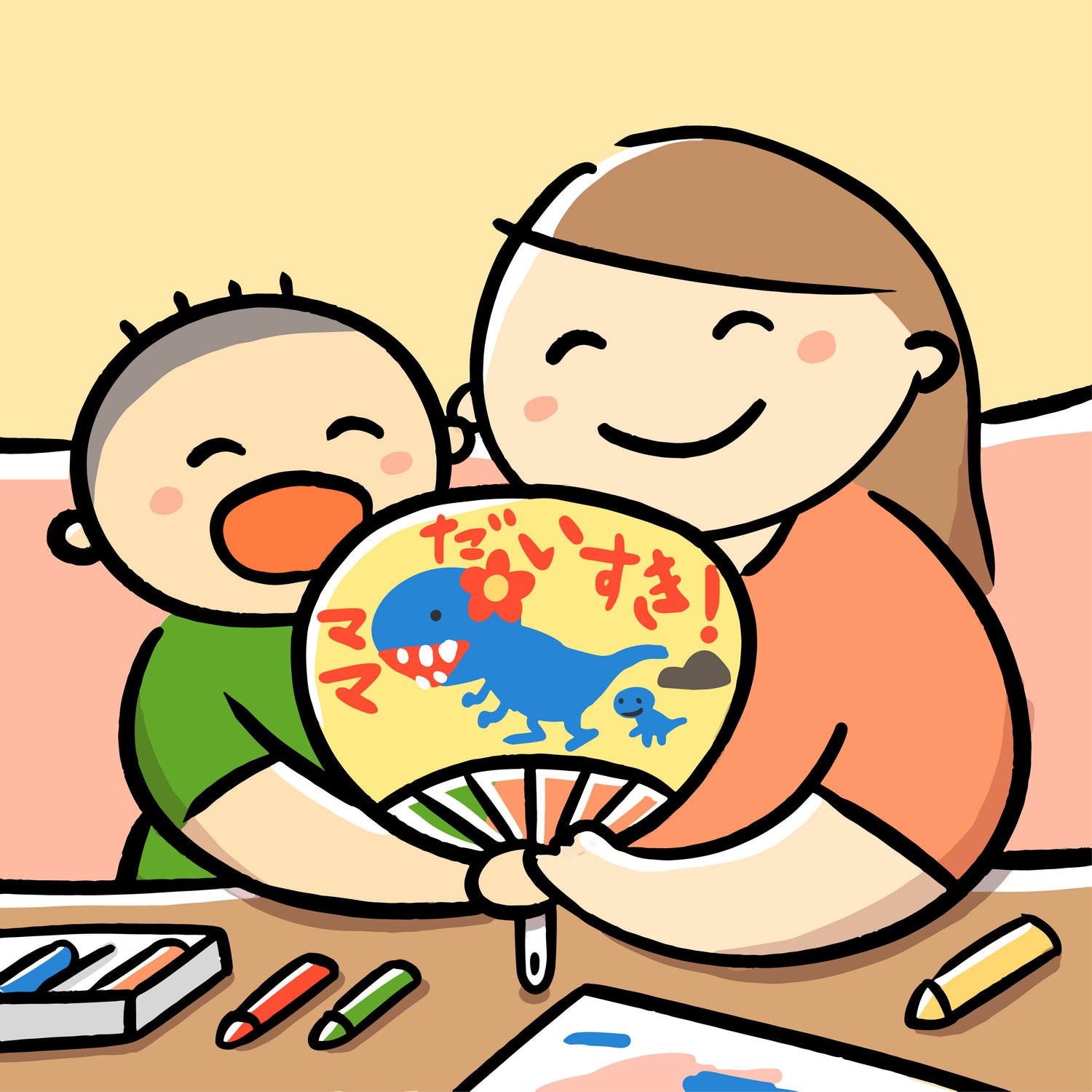 手作りうちわコンテスト○堂島広告