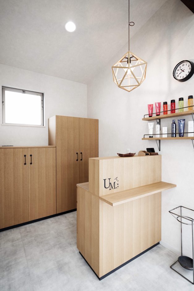 レジカウンター⑤ 受付カウンター美容室 サロン什器 店舗什器 事務・店舗用品