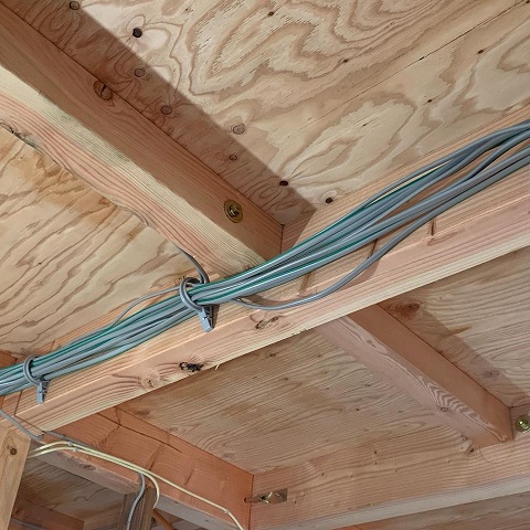 宅内配線の参考事例工事内容auひかり ホーム1ギガ ：インターネット回線au