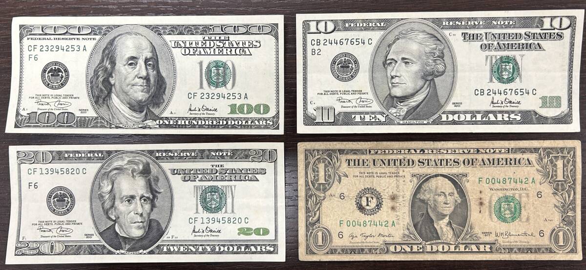 旧アメリカ1ドル 札 - メルカリ