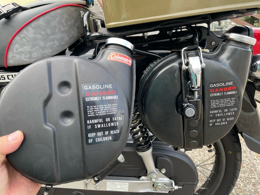 ＣＴ１１０ ハンターカブ サブタンク 取付金具付き CT125ハンターカブとクロスカブ110は何が