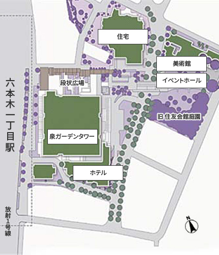 六本木駅の構内図・改札情報 - 駅探