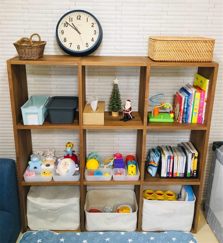 無印良品 子どもが進んでお片づけ！すっきりリビングを目指したわが家のおもちゃ収納改革！サンキュ