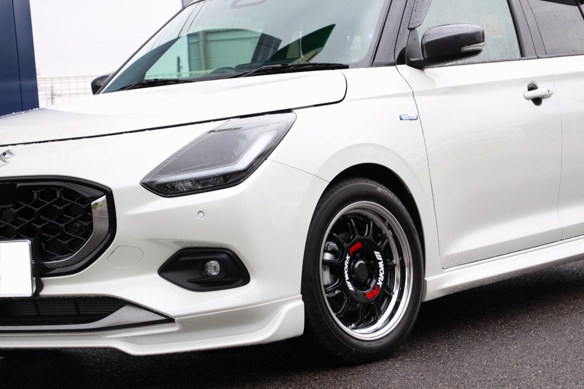 新型スイフトがご来店！！ホイール探しはクラフト一宮店まで。一宮店店舗ブログタイヤ＆ホイールの専門店「クラフト」