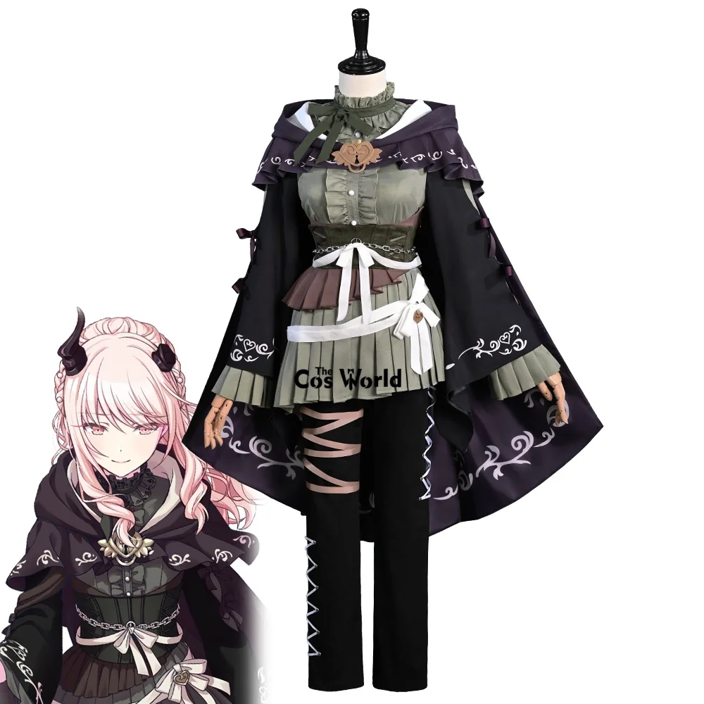Amazon.co.jp:BANBAS角付き 隠者の道程ガチャ ハーミット・リバース 暁山瑞希 コスプレ衣装 コスチュームwig:ホビ