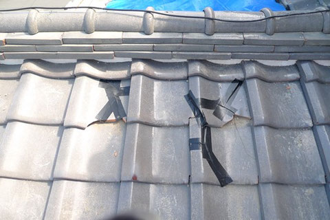 千葉県 南房総市 台風被害 瓦解体屋根工事 - 町田市の屋根・外壁リフォームなら塗り替え・葺き替え