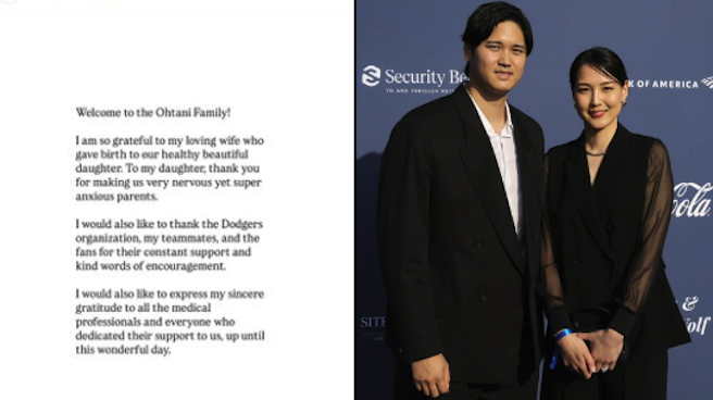 大谷翔平さんと田中真美子さんの結婚おめでとうございます