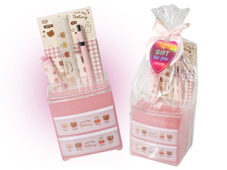 Amazonarigato 文具セットBbungu-b文房具セット 小学生 子供会 景品 プレゼント 300円 500円以下 女の子男の子 ギフト プチギフト鉛筆文房具・オフィス用品