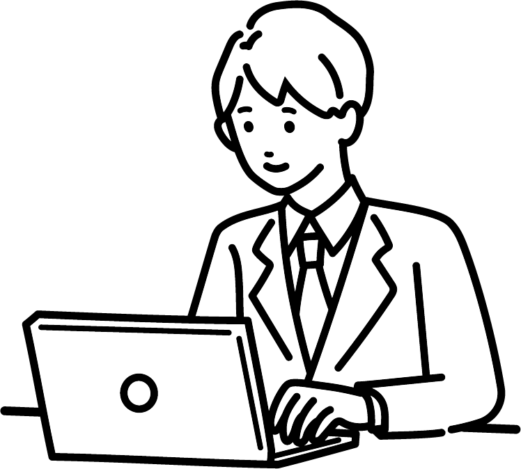 ミーティングをしているサラリーマンのイラスト無料のフリー素材 イラストエイト